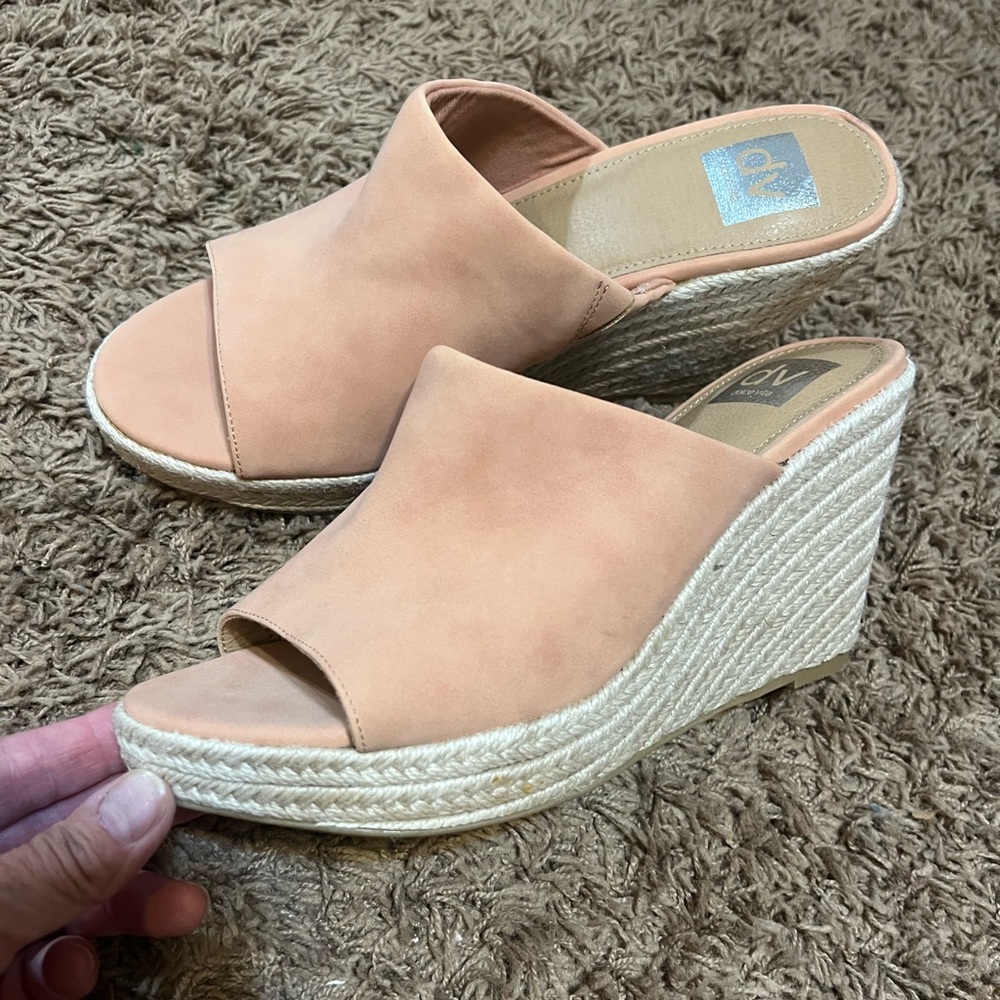 DV by Dolce Vita Peach Wedge Sandals